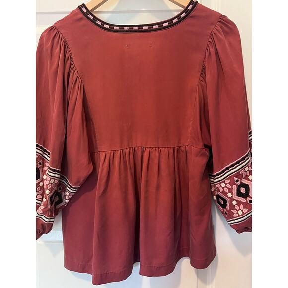 Marine Layer Tocaloma Boho Blouse, Size Small - Picture 8 of 8